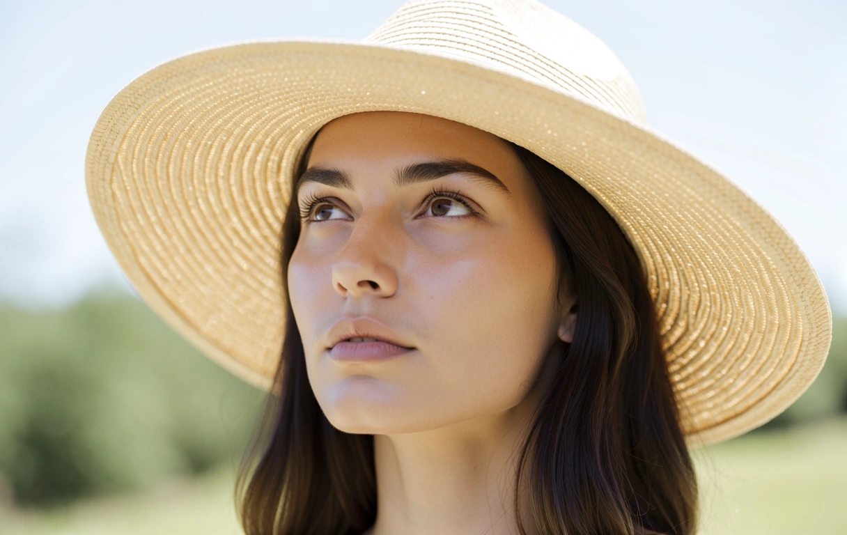 Protection par chapeau à larges bords